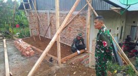 Tim kesehatan Satgas TMMD ke-126 Kodim 0417/Kerinci memberikan pelayanan kesehatan gratis kepada warga Desa Sungai Jernih, Kecamatan Pondok Tinggi, Kota Sungai Penuh.

