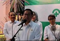 Pramono Anung menghadiri acara peresmian Klinik BUMN Medika di Jakarta, Rabu (22/10/2025)