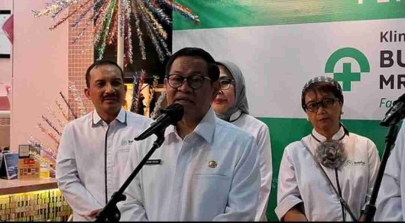 Pramono Anung menghadiri acara peresmian Klinik BUMN Medika di Jakarta, Rabu (22/10/2025)