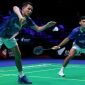 Fajar Alfian dan Muhammad Shohibul Fikri tampil solid saat menghadapi Aaron Chia/Soh Wooi Yik di semifinal French Open 2025 di Glaz Arena, Paris.