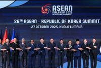 Presiden Prabowo Subianto ketika menghadiri pertemuan KTT ASEAN - ROK ke-26 di Kuala Lumpur Convention Center, Senin (27/10/2025). (Foto: Biro Pers Setpres)