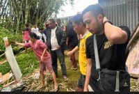 Lokasi penemuan jasad bayi yang terpotong 3 di Ngarai Sianok Bukittinggi, Sabtu (25/10/2025)(Foto: Polresta Bukittinggi)