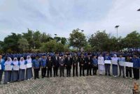 Wako Alfin mengajak pemuda dan pemudi bersatu serta berkontribusi bagi kemajuan Kota Sungai Penuh saat upacara Hari Sumpah Pemuda ke-97.
Foto: Humas Pemkot Sungai Penuh