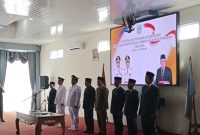 Wakil Bupati Kerinci Murison memimpin pelantikan tujuh pejabat eselon III di Aula Kantor Bupati Kerinci, Selasa (28/10/2025).