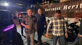 Dandim Kerinci Letkol Inf Eko Budiarto bersama Tim Wasev TMMD di Korintji Heritage.( Foto Humas Kodim 0417 Kerinci)