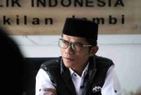 Kepala Ombudsman Provinsi Jambi, Saiful Roswandi, saat memberikan tanggapan terkait arahan Presiden Prabowo Subianto tentang peningkatan kualitas pelayanan publik.