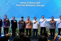 Menteri Kebudayaan RI Fadli Zon menandatangani nota kesepahaman bersama sejumlah kementerian dan lembaga di Jakarta, Selasa (21/10/2025).