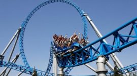 Wang, pria asal China, mengaku sembuh dari batu ginjal setelah menaiki tiga roller coaster di Universal Studio Osaka, Jepang.