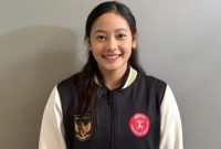 Atlet senam putri Indonesia, Salsabilla Hadi Pamungkas, tengah berlatih memantapkan teknik menjelang Kejuaraan Dunia Senam 2025 yang akan digelar di Indonesia Arena, GBK, Jakarta.