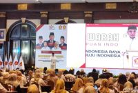Sekretaris Dewan Pembina Partai Gerindra, Ahmad Muzani, menghadiri penutupan Musyawarah Nasional (Munas) organisasi sayap partai Gerindra, Perempuan Indonesia Raya (PIRA)