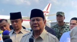 Presiden Prabowo Subianto tiba dihalim perdana kusuma