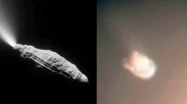 Foto viral diklaim komet 3I/ATLAS jepretan NASA. Foto: X @musicandsoularg/ @1000waystoair