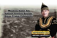 Safwandi, Dpt., Sekjen LAM Kerinci, ( Foto Andalas)