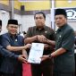 Penyerahan dokumen RAPERDA APBD 2026 antara Pemkot dan DPRD Kota Sungai Penuh. (Foto Humas Pemkot)