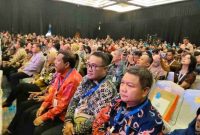 Wako Alfin saat menghadiri Rakornas Kepegawaian BKN 2025 di Jakarta.(Foto Humas Pemkot)