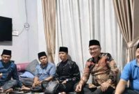 Wako Alfin bersama pendamping kafilah di pemondokan MTQ.