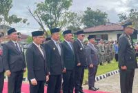 Emrizal menghadiri Upacara Hari Pahlawan 2025 di Kota Sungai Penuh.