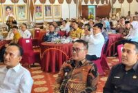 Wali Kota Sungai Penuh, Alfin, SH mengikuti Rapat Koordinasi dan Evaluasi Hasil SPI 2024 yang digelar di Auditorium Rumah Dinas Gubernur Jambi, Rabu (26/11).