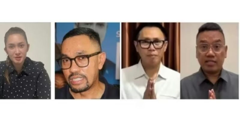 Empat anggota DPR yang disidang MKD DPR RI.( Foto Instagram)