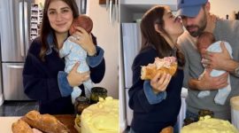 Seorang wanita mendapat hadiah melahirkan dari suaminya beripa mentega Perancis. Foto: People