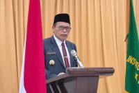 Wawako Azhar Hamzah membuka Pelatihan KDKMP 2025 di IAIN Kerinci.