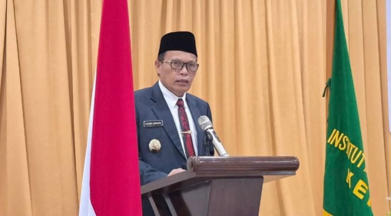 Wawako Azhar Hamzah membuka Pelatihan KDKMP 2025 di IAIN Kerinci.