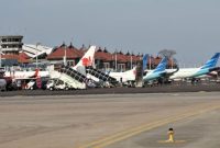 Ilustrasi pesawat di bandara kelolaan PT Angkasa Pura I (AP I).(Dok. AP I)