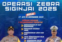 Sosialisasi Operasi Zebra Siginjai 2025 oleh Polres Kerinci.