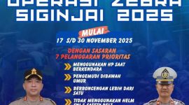 Sosialisasi Operasi Zebra Siginjai 2025 oleh Polres Kerinci.