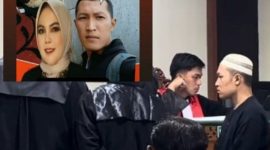 Terdakwa Agus menjalani sidang di Pengadilan Negeri Sungai Penuh.( Foto Sony)