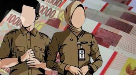 Ilustrasi gaji PNS (Foto: Pinterest).