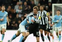 Newcastle United vs Manchester City masih 0-0 di babak pertama. (REUTERS/Scott Heppell)