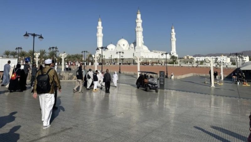 Foto: Penampakan Masjid Quba (Isal Mawardi/detikcom)