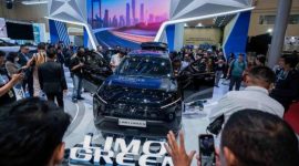 Foto: VinFast resmi menampilkan untuk pertama kalinya Limo Green, MPV listrik dalam ajang GAIKINDO Jakarta Auto Week (GJAW) 2025 di ICE BSD City, Tangerang. (Dok. VinFast)