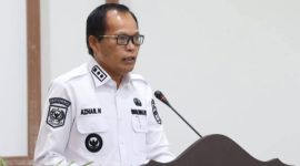 Wakil Wali Kota Sungai Penuh Azhar Hamzah saat membuka workshop penguatan kapasitas multi pihak di Hotel Grand Kerinci.

