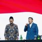 Kepala BPS Amalia Adininggar Widyasanti memaparkan data jumlah penduduk Indonesia 2025 dalam Rakornas Kemensos dan BPS di Jakarta Selatan, Kamis (13/11/2025).
