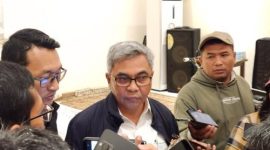 Ketua KPK Setyo Budiyanto saat menjelaskan pelimpahan penanganan kasus dugaan korupsi Google Cloud ke Kejagung di Bogor, Selasa (18/11/2025).