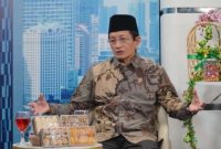 Menteri Agama Nasaruddin Umar menjelaskan rencana pembentukan Ditjen Pesantren yang akan berdiri mandiri tahun ini, Jakarta, 2025