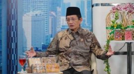 Menteri Agama Nasaruddin Umar menjelaskan rencana pembentukan Ditjen Pesantren yang akan berdiri mandiri tahun ini, Jakarta, 2025