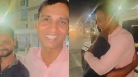 Santosh Patel akhirnya bertemu kembali dengan penjual sayur Salman Khan yang dulu sering membantunya saat kuliah di India.