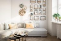 Ruang keluarga bergaya Scandinavian dengan sentuhan warna netral yang membuat ruangan terasa lebih luas dan nyaman.
