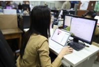 Ilustrasi pegawai ASN di lingkungan kantor pemerintahan.