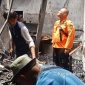 Foto: Kondisi rumah Hakim Khamazaro yang terbakar (Dok. DPKP Medan)
