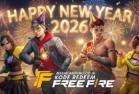 Ilustrasi Free Fire dengan bocoran kode redeem terbaru edisi 30 Desember 2025 yang menawarkan skin senjata, bundle, dan diamond gratis.