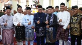 Walikota Sungai Penuh Alfin, SH menghadiri HUT ke-76 Kabupaten Merangin.