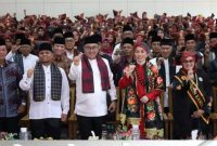 Wakil Ketua II DPRD Emrizal menghadiri pengukuhan PBKM Sungai Penuh.
