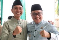 Walikota Alfin bersama  Bupati Batanghari ( Foto Humas Pemkot)