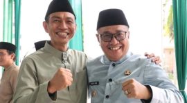 Walikota Alfin bersama  Bupati Batanghari ( Foto Humas Pemkot)