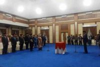 Sejumlah pejabat Eselon II, III, dan IV Kota Sungai Penuh resmi dilantik dalam upacara pengangkatan pejabat yang digelar oleh Pemerintah Kota Sungai Penuh