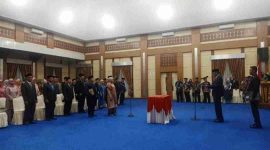 Sejumlah pejabat Eselon II, III, dan IV Kota Sungai Penuh resmi dilantik dalam upacara pengangkatan pejabat yang digelar oleh Pemerintah Kota Sungai Penuh